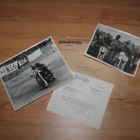 Używany, TT Assen - Geoff Duke - 1951 - Fotografia, Sportowa makulatura i wycinanki na sprzedaż  
